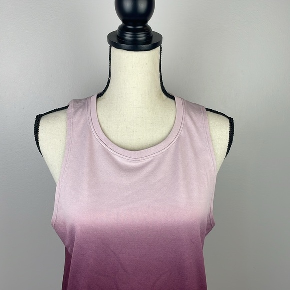 Harmony Balance Women Ombré Athletic Tank Top Stretch SZ M - Picture 2 of 7